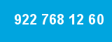 922 768 12 60 922 768 12 60